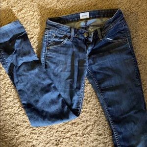 Hudson Carly flap straight jeans